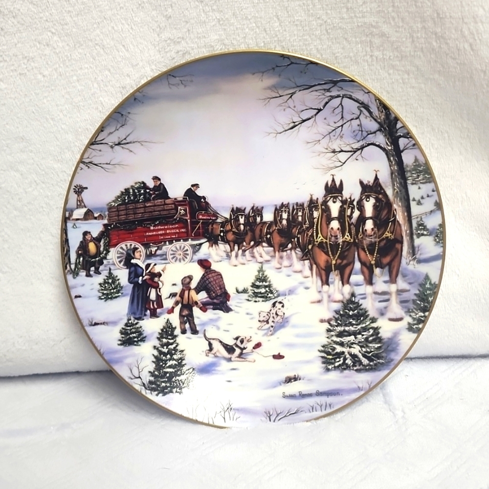 1991 Anhesuser-Busch Clydsale "The Season Best" Plate
